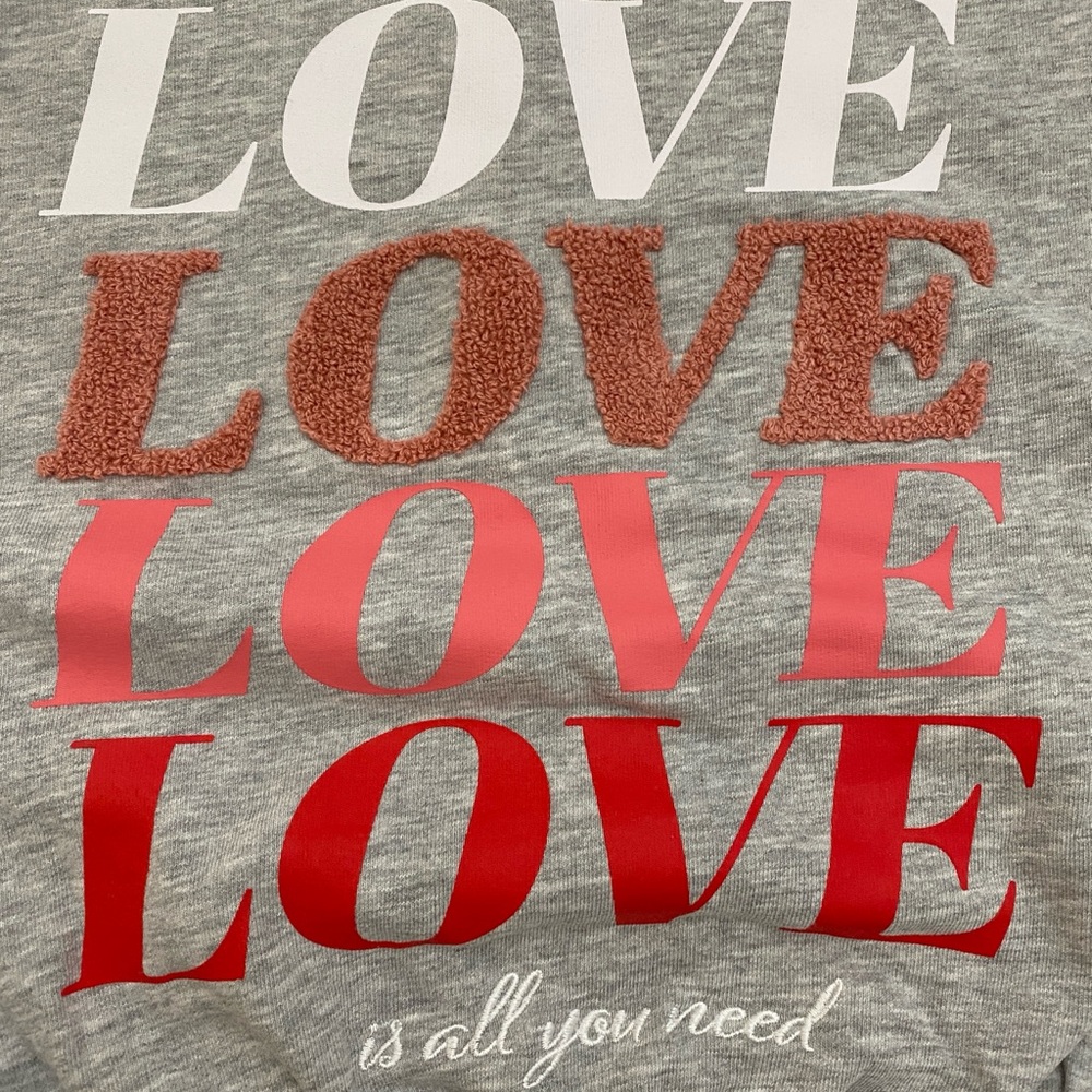 Only LOVE Graphic Sweatshirt.